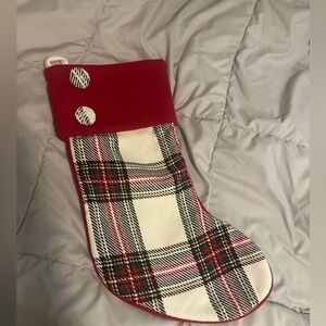 🎁 Holiday Mantle Goals ✨ Plaid Christmas Stocking 🎄